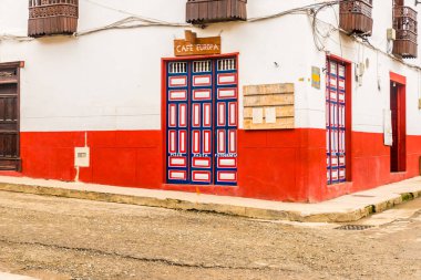 Kolombiya jardin renkli bir görünümde