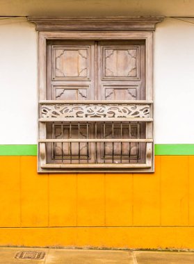 Kolombiya jardin renkli bir görünümde