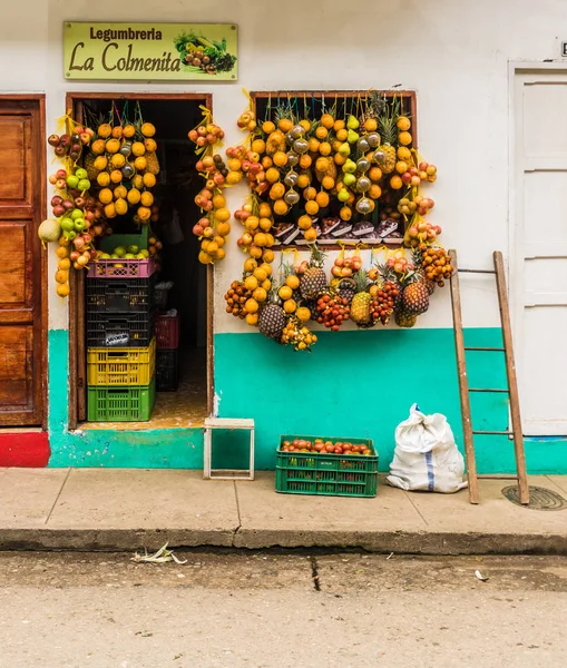 콜롬비아에서 jardin에서 다채로운 보기 — 스톡 사진