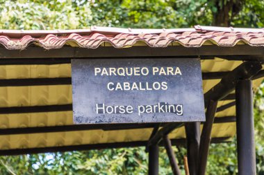 Kosta Rika tipik bir görünümde