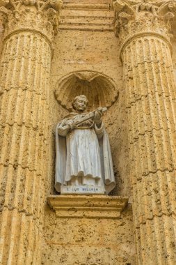 Cartagena Kolombiya tipik bir görünümde.