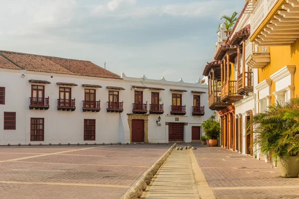 Una vista típica de Cartagena en Colombia . —  Fotos de Stock