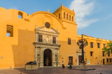 Cartagena Kolombiya tipik bir görünümde.