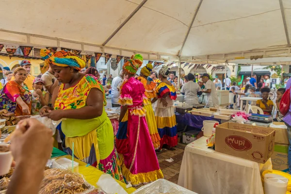 Cartagena Kolombiya tipik bir görünümde.