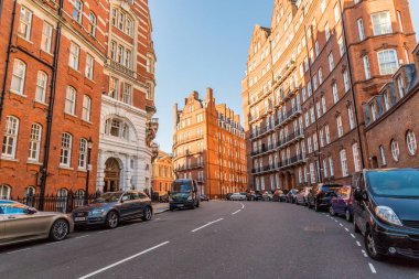 Kensington Londra'nın tipik bir görünümde
