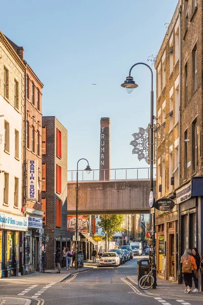 Uma vista típica em Londres — Fotografia de Stock