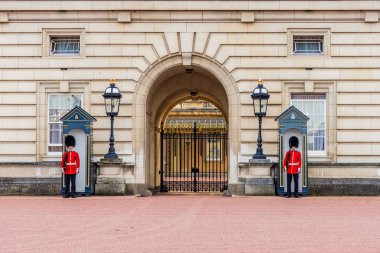 Buckingham Sarayı'ndaki tipik bir görünüm
