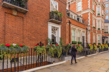 Mayfair 'de tipik bir manzara