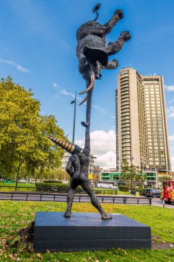 Mayfair 'de tipik bir manzara