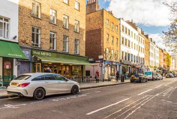 Uma vista típica em Londres — Fotografia de Stock