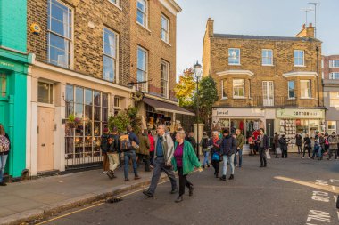 Portobello Market bir manzaraya
