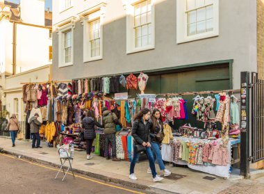 Portobello Market bir manzaraya
