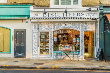 Portobello Road Market bir manzaraya