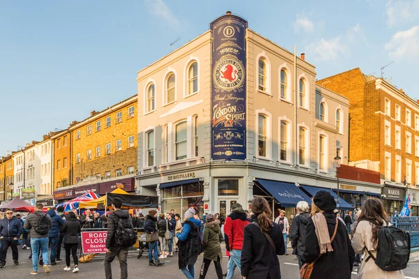 Widok na Portobello Road Market — Zdjęcie stockowe