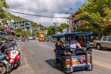 Ao Nang Tayland tipik bir sahnede