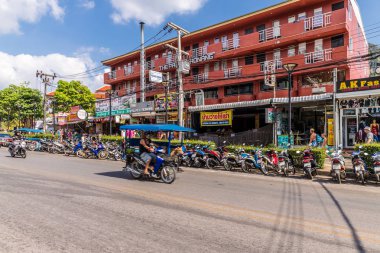 Ao Nang Tayland tipik bir sahnede