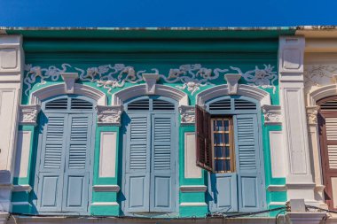 Phuket Town Tayland tipik bir görünümde