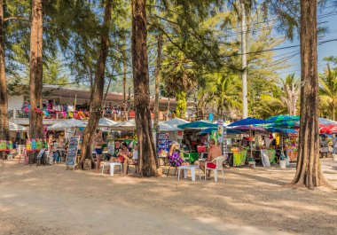 Tipik bir görünümü'nde kamala Phuket Tayland