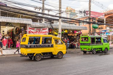 Patong Tayland tipik bir sahne