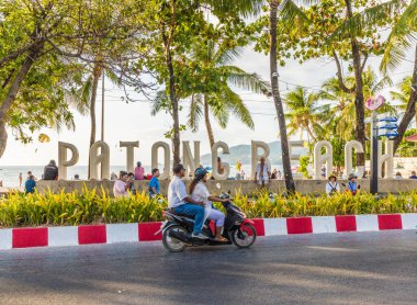 Patong Tayland tipik bir sahne