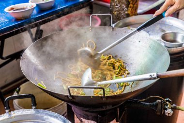 Tayland Phuket Town tipik bir sahne