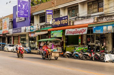 Tayland Phuket Town tipik bir sahne