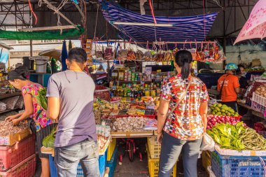 Yerel 24 saatlik Pazar phuket town bir sahne