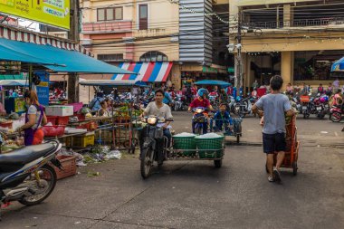 Yerel 24 saatlik Pazar phuket town bir sahne