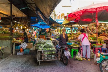 Yerel 24 saatlik Pazar phuket town bir sahne