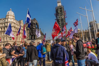 Brexit protesto Parlamentosu kare Londra'da