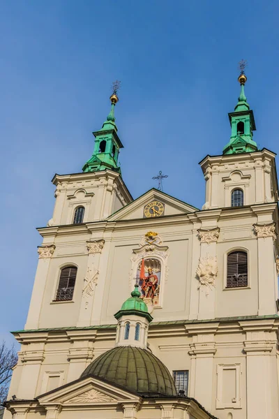 Kostel svatého Floriana v Krakově Polsku — Stock fotografie