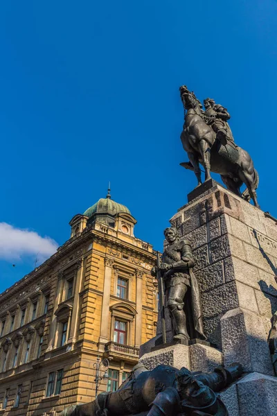 The Grunwald Monument in Krakow Poland — Stock Photo, Image