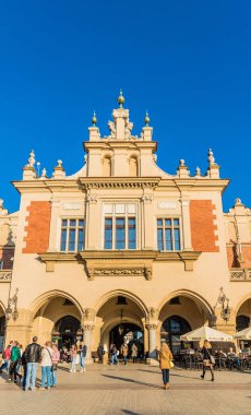 Krakow ortaçağ Old Town Ana Meydanı