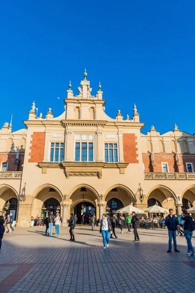 Historické náměstí Staroměstské čtvrti Krakov — Stock fotografie