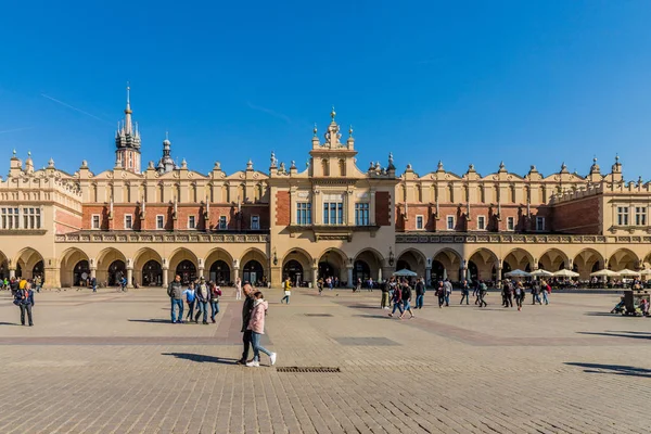 Krakow medieval Old Town Main Square — Stock Photo, Image