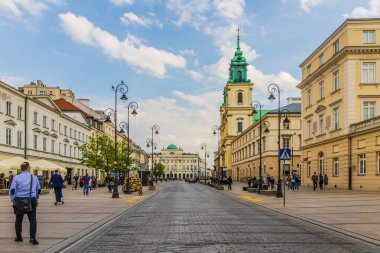 Polonya'da Varşova tipik bir görünüm
