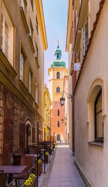 A typical view in Warsaw in Poland — Stock Photo, Image