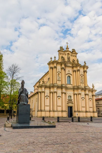 Typický pohled ve Varšavě v Polsku — Stock fotografie