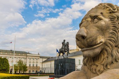 Polonya'da Varşova tipik bir görünüm