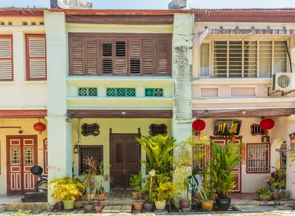 George Town Malezya geleneksel Çin shophouse mimarisi