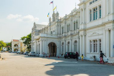 Malezya George kasabasında tipik bir görünüm