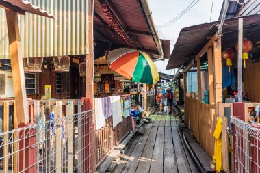 Malezya George kasabasında tipik bir görünüm