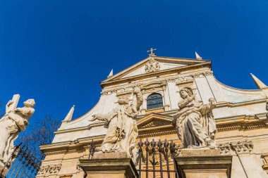 Krakow, Polonya Old Town bölgesinde Aziz Peter ve Paul Kilisesi