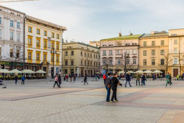 Krakow eski Town tipik bir görünüm