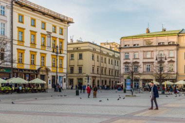 Krakow eski Town tipik bir görünüm