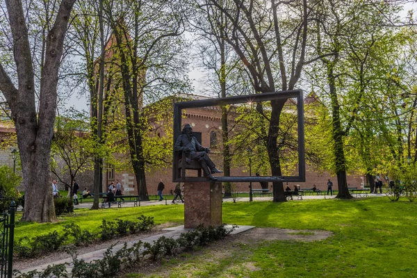 Een typisch uitzicht in de oude stad in Krakau — Stockfoto