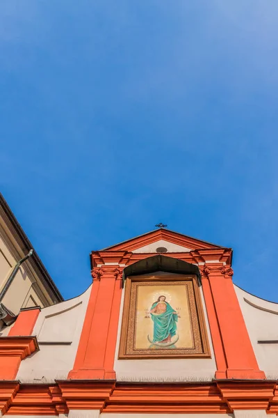 Una vista tipica nel centro storico di Cracovia — Foto Stock