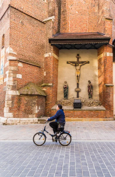 Krakow eski Town tipik bir görünüm — Stok fotoğraf