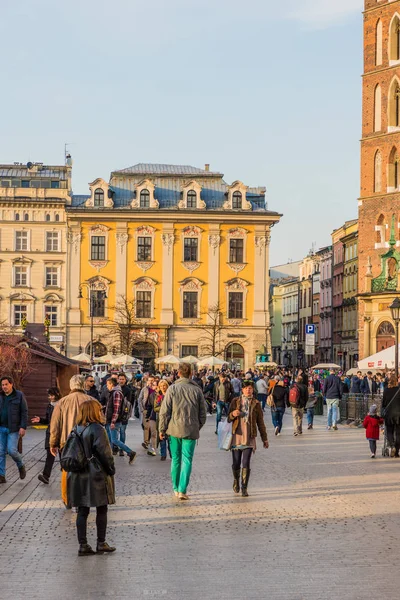 A typical view in the old Town in Krakow — Stock Photo, Image