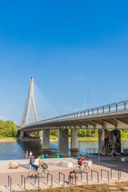 Polonya'da Varşova tipik bir görünüm